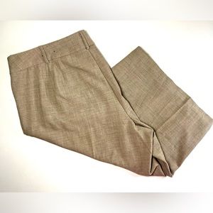 Lane Bryant Beige Tan Capri Pants Career Women Stretchy Plus Size 24W